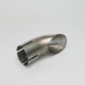 EXHAUST END 45DEG STAINLESS STEEL 105 MM
